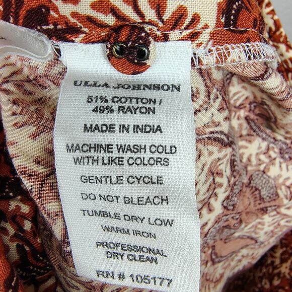 Ulla Johnson Zev Shorts in Brick Size 8 - Picture 14 of 14